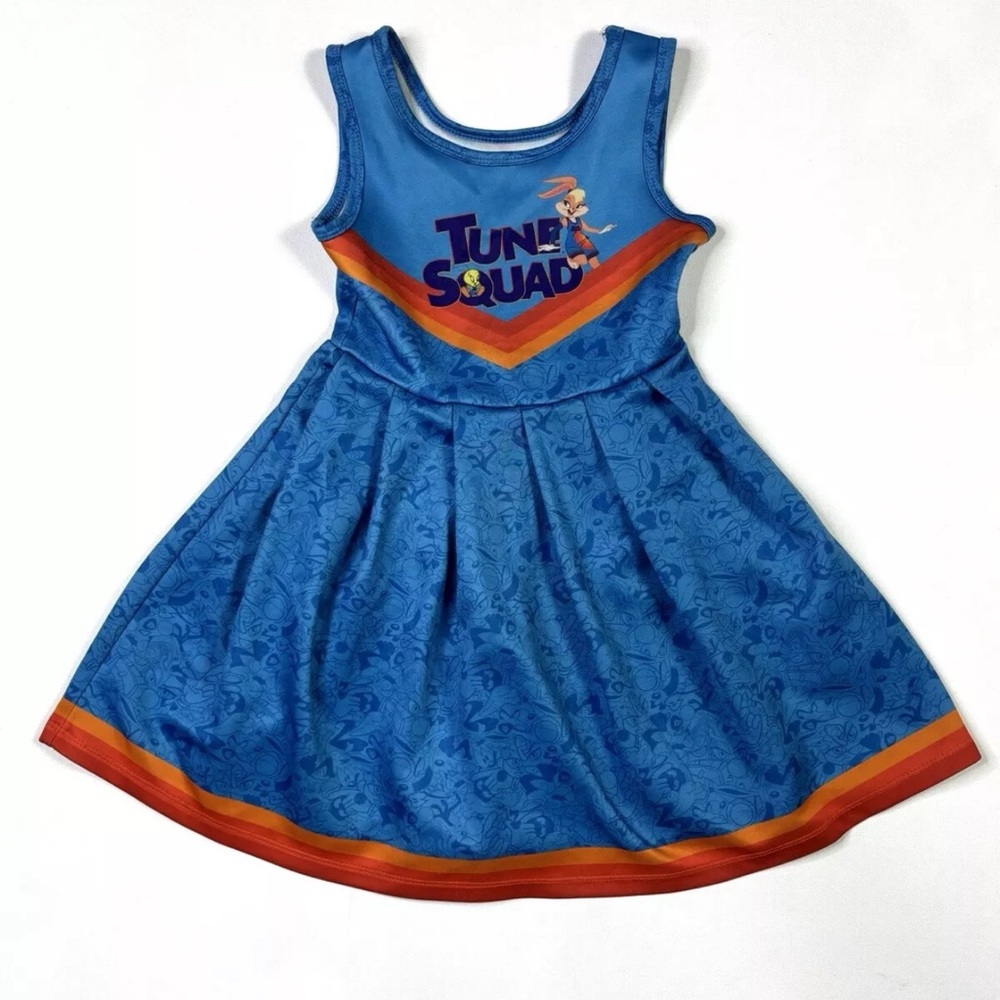 Tune Squad Kids Dress Blue and Orange